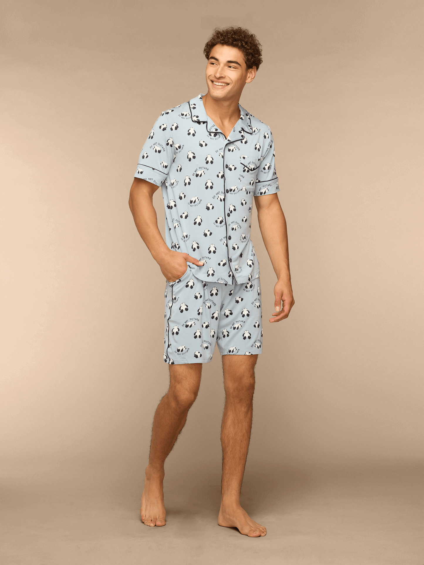 UltraModal™ Shortsleeve PJ Set - Men's | Do Not Disturb