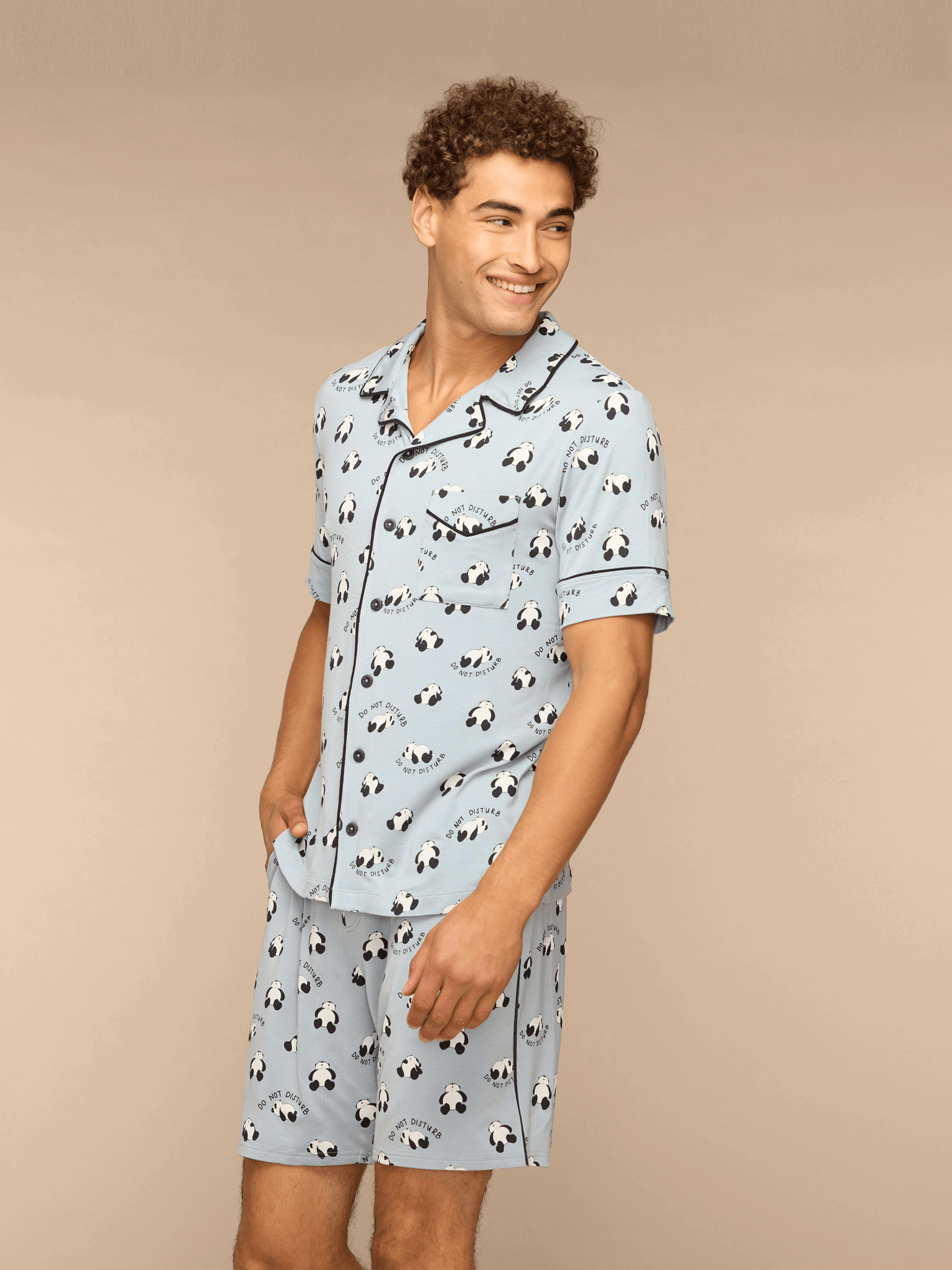 UltraModal™ Shortsleeve PJ Set - Men's | Do Not Disturb
