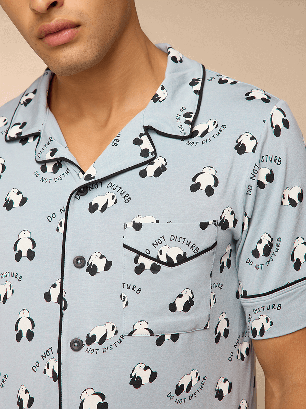UltraModal™ Shortsleeve PJ Set - Men's | Do Not Disturb
