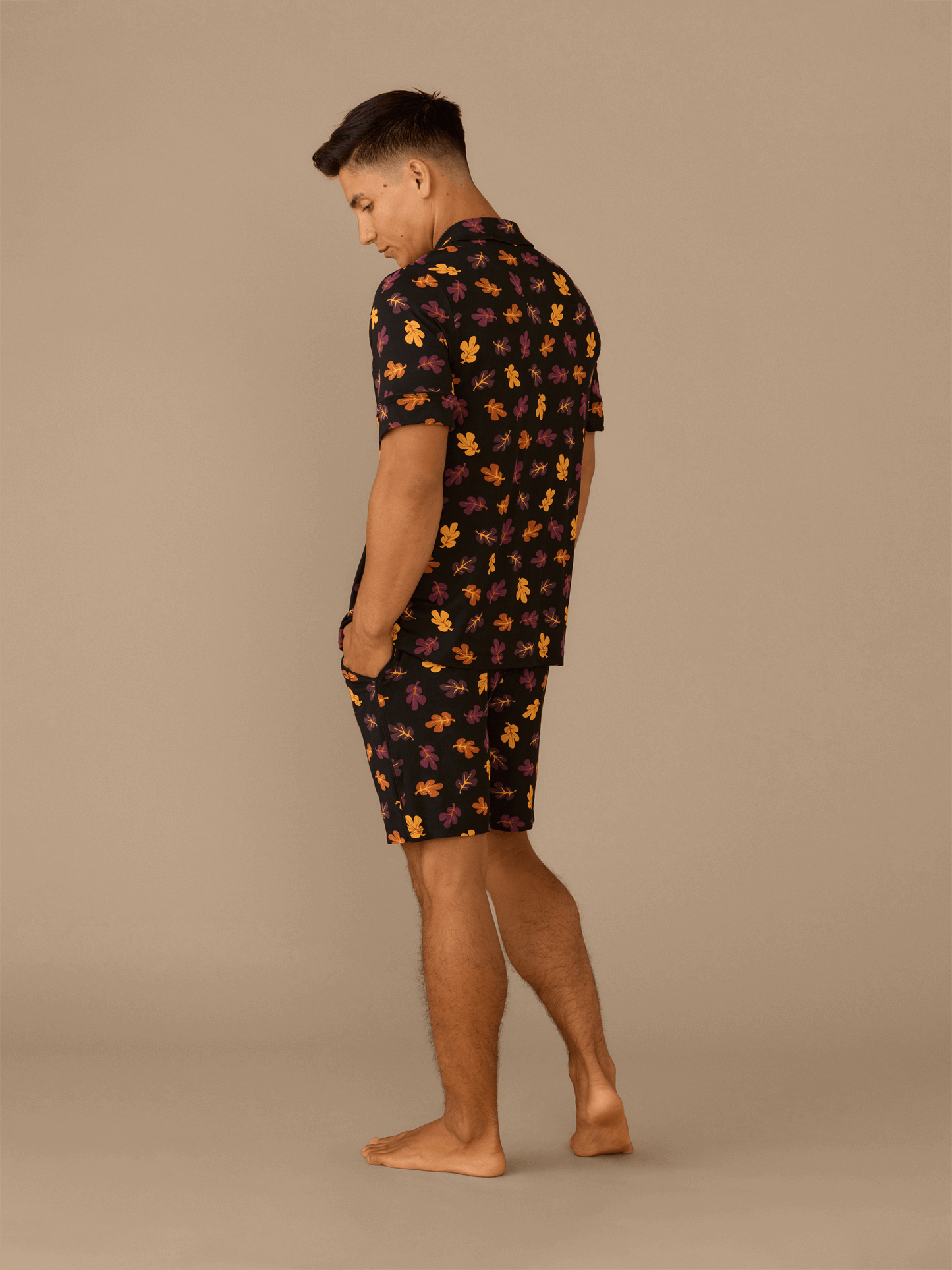 UltraModal™ Shortsleeve PJ Set - Men's | Fall Leaves