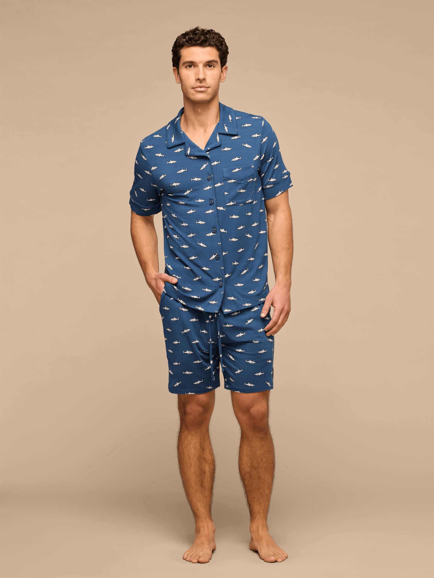UltraModal™ Short Sleeve PJ Set - Men's | Great White