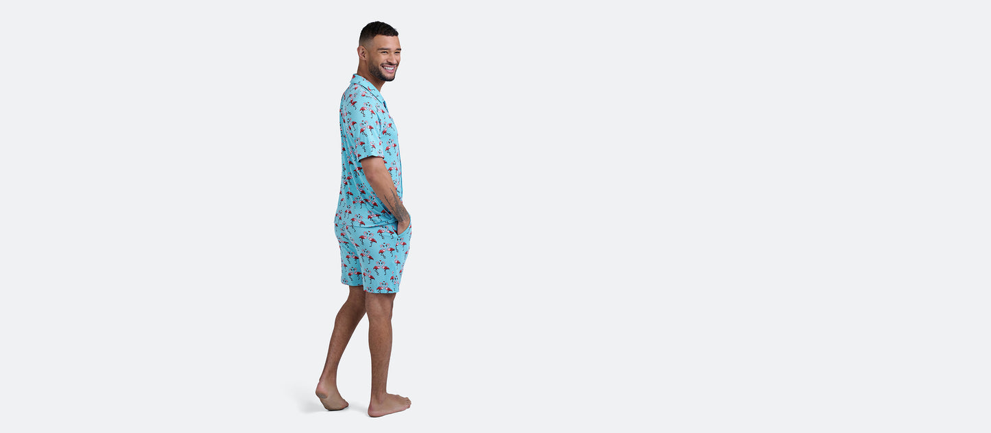 UltraModal™ Shortsleeve PJ Set - Men's | Love Birds