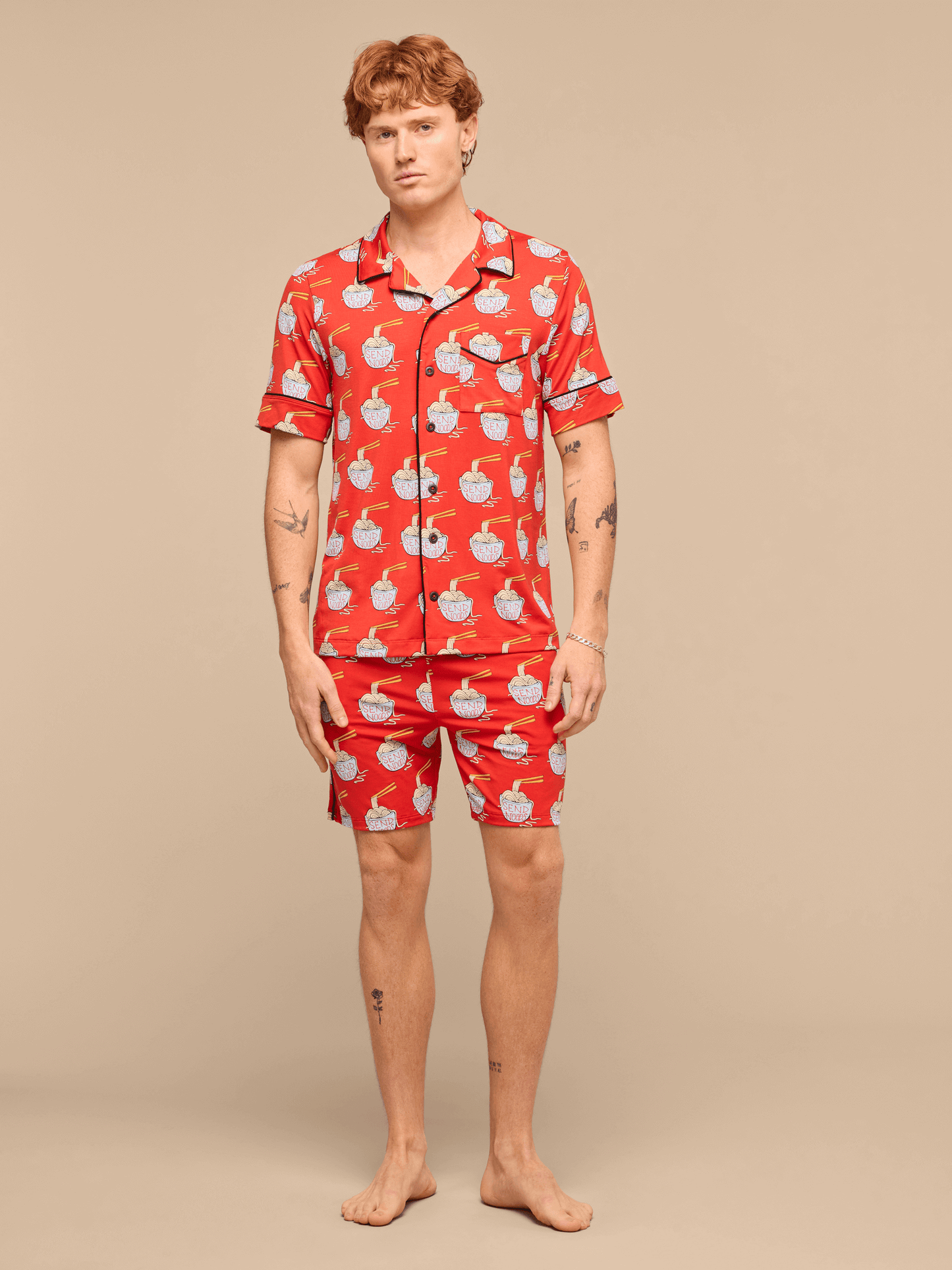UltraModal™ Short Sleeve PJ Set - Men's | Send Noods 2.0