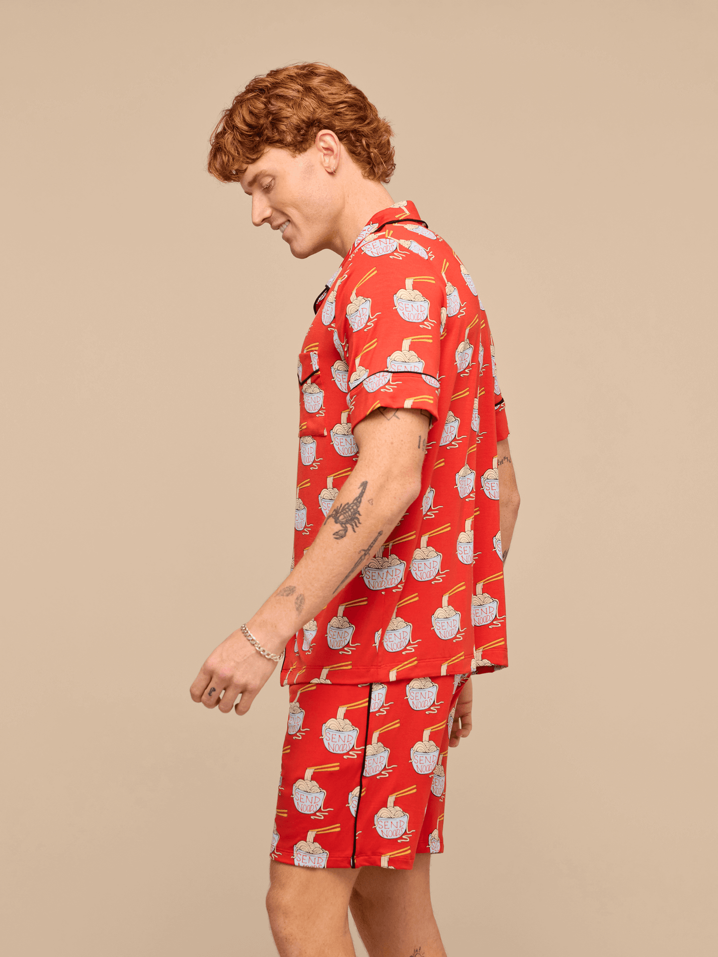 UltraModal™ Short Sleeve PJ Set - Men's | Send Noods 2.0