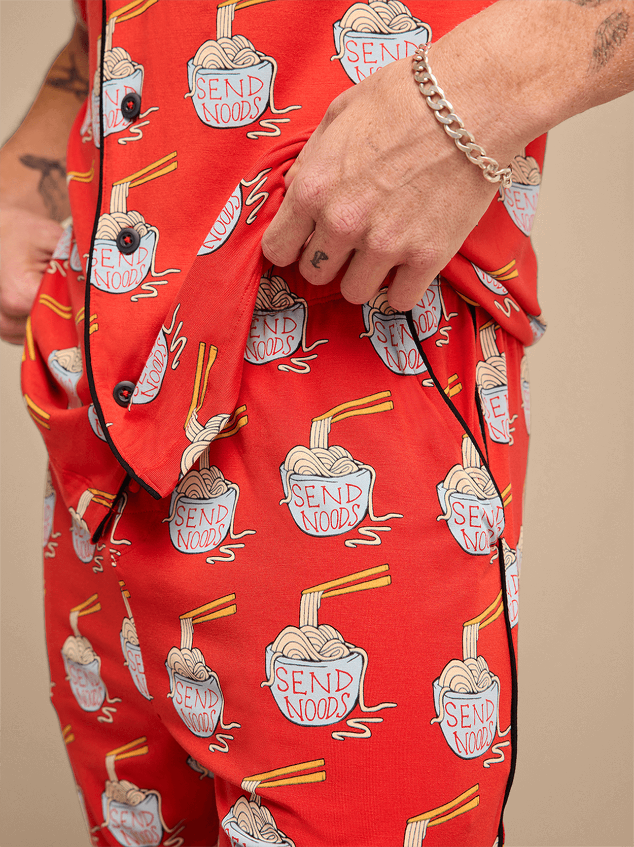 UltraModal™ Short Sleeve PJ Set - Men's | Send Noods 2.0