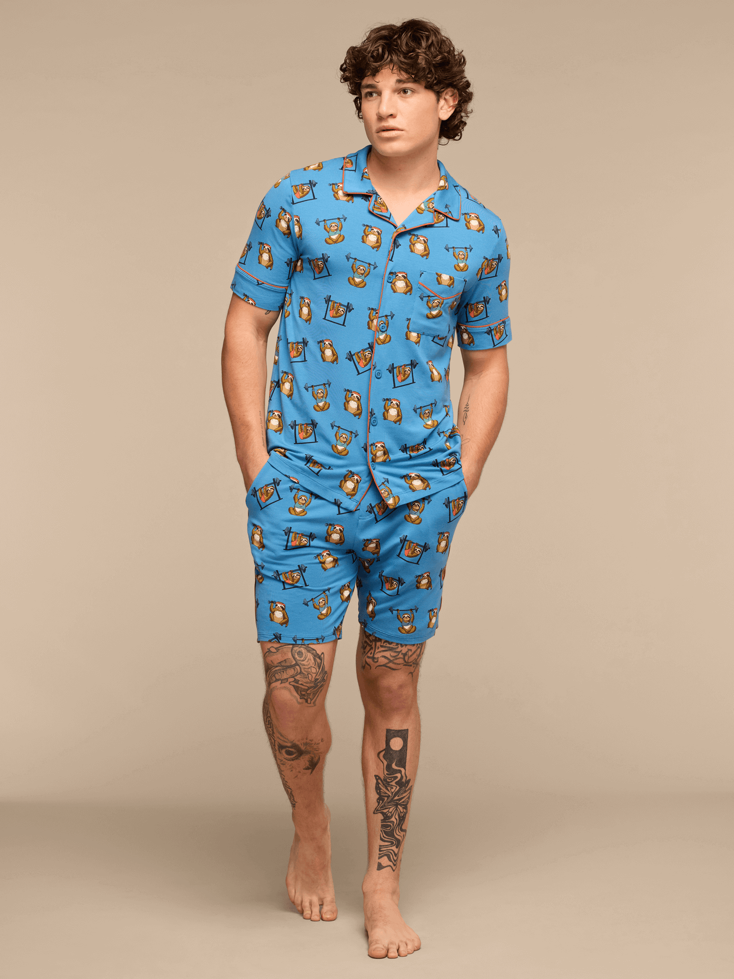 UltraModal™ Shortsleeve PJ Set - Men's | Slothercise