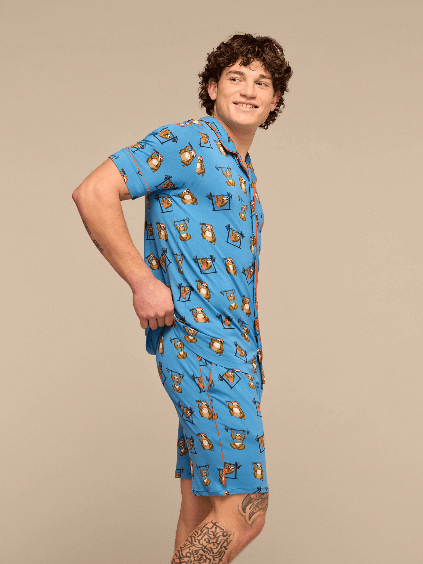 UltraModal™ Shortsleeve PJ Set - Men's | Slothercise