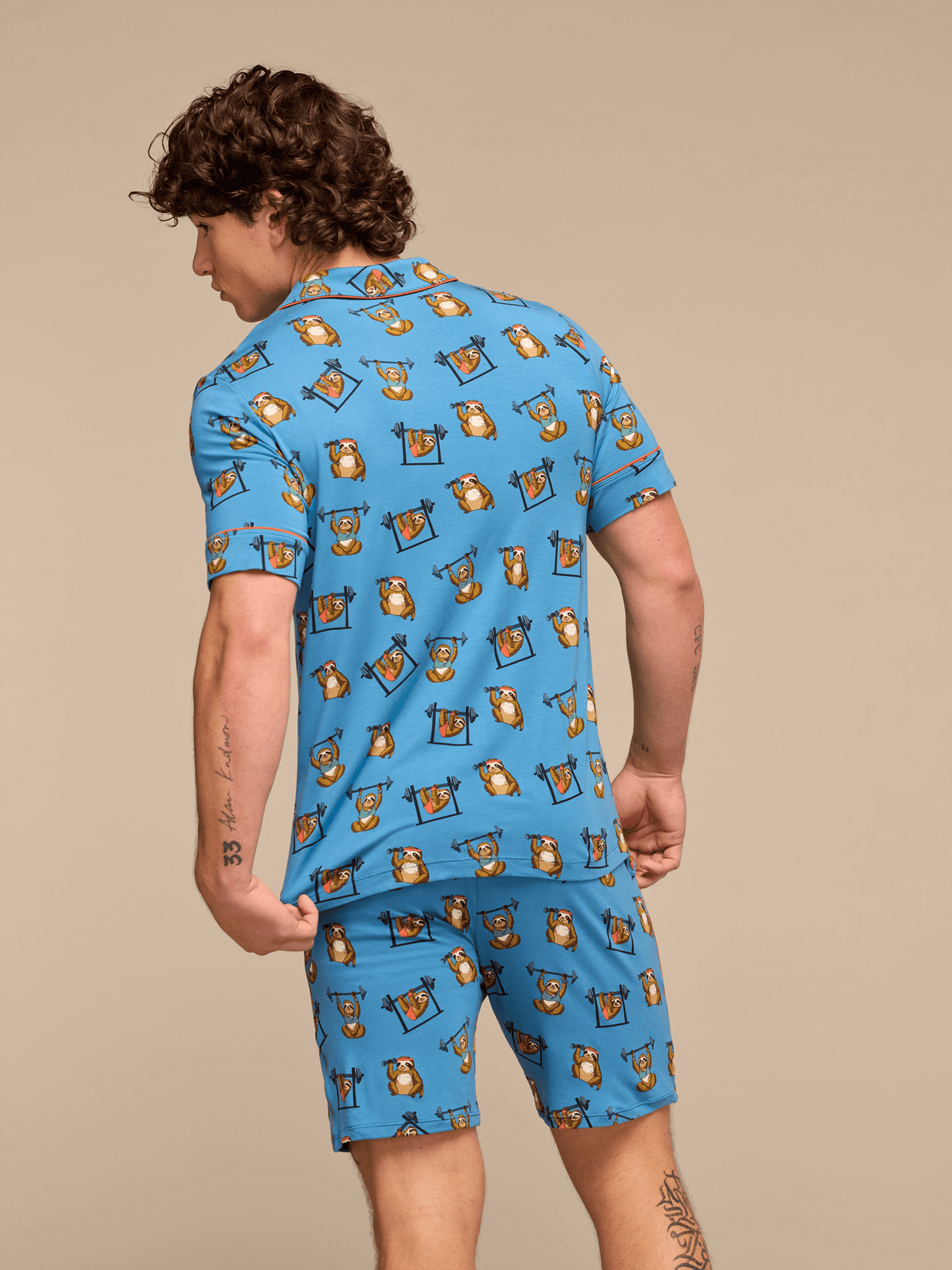 UltraModal™ Shortsleeve PJ Set - Men's | Slothercise