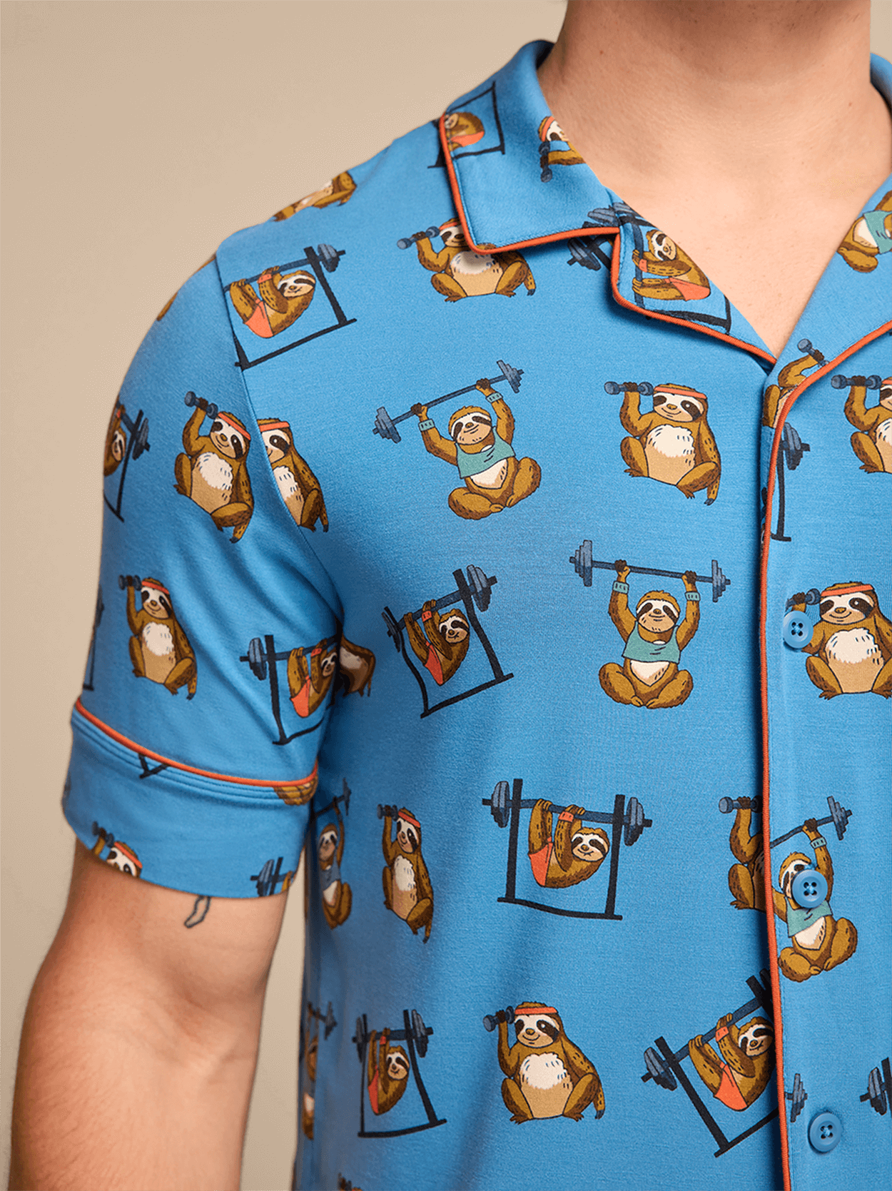 UltraModal™ Shortsleeve PJ Set - Men's | Slothercise