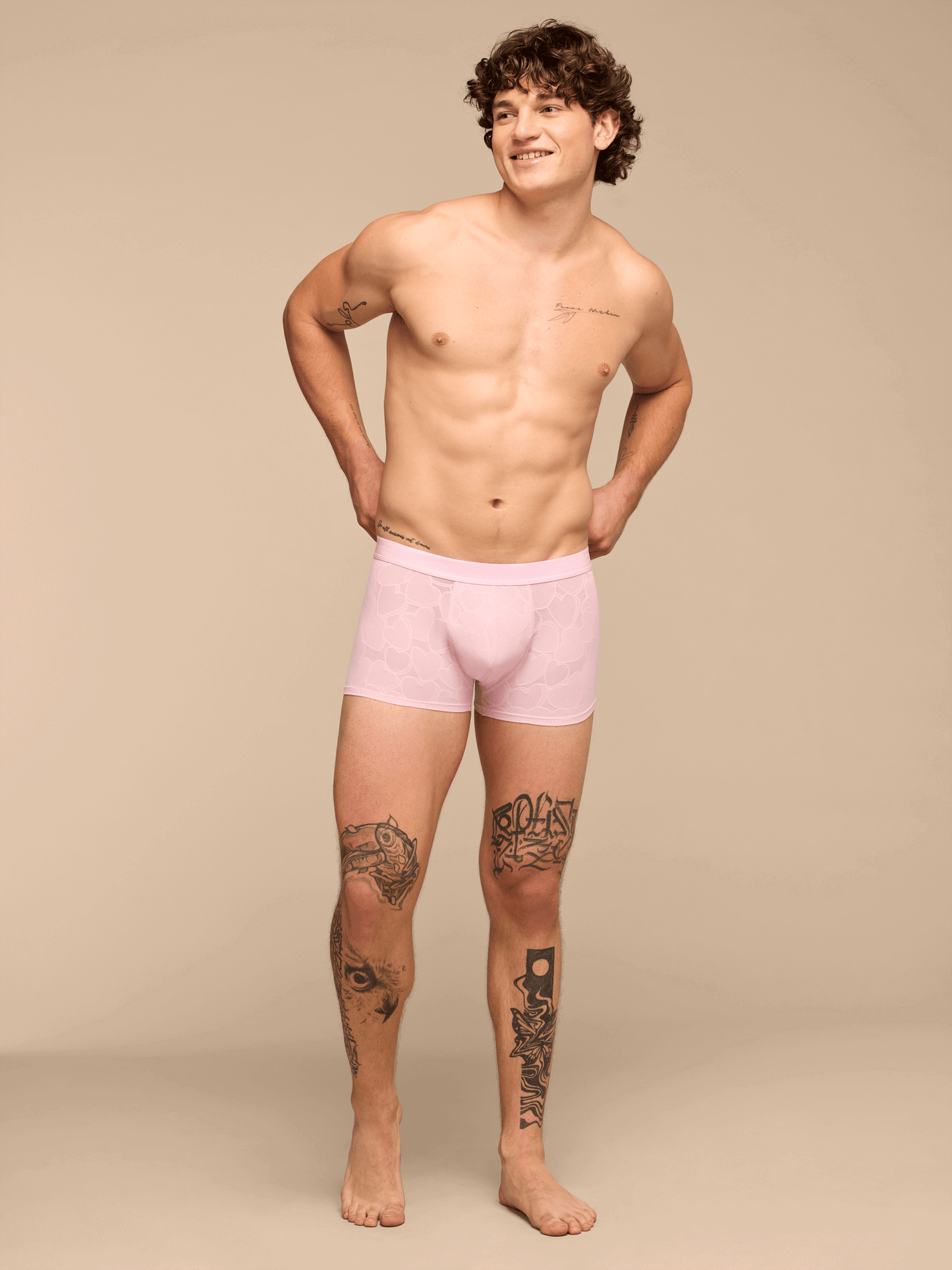 All Over Lace Trunk | Bubblegum Hearts