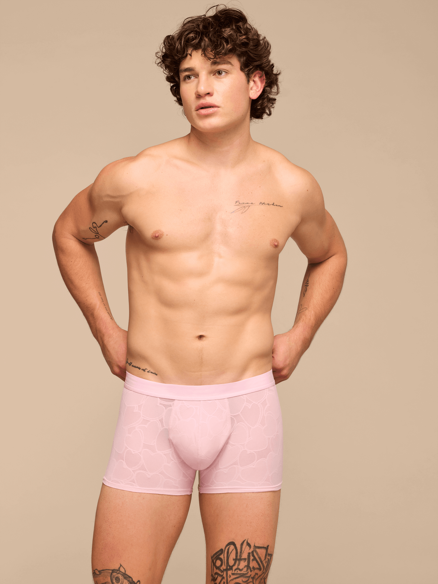 All Over Lace Trunk | Bubblegum Hearts