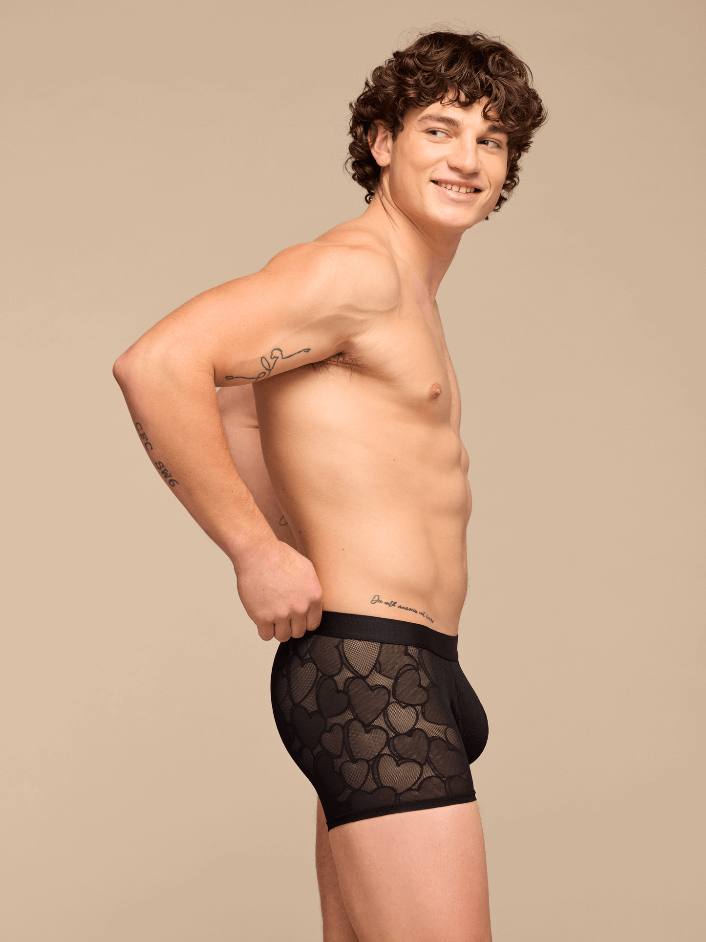 All Over Lace Trunk | Black Hearts