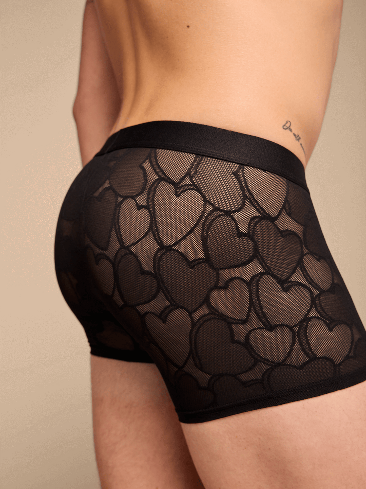 All Over Lace Trunk | Black Hearts