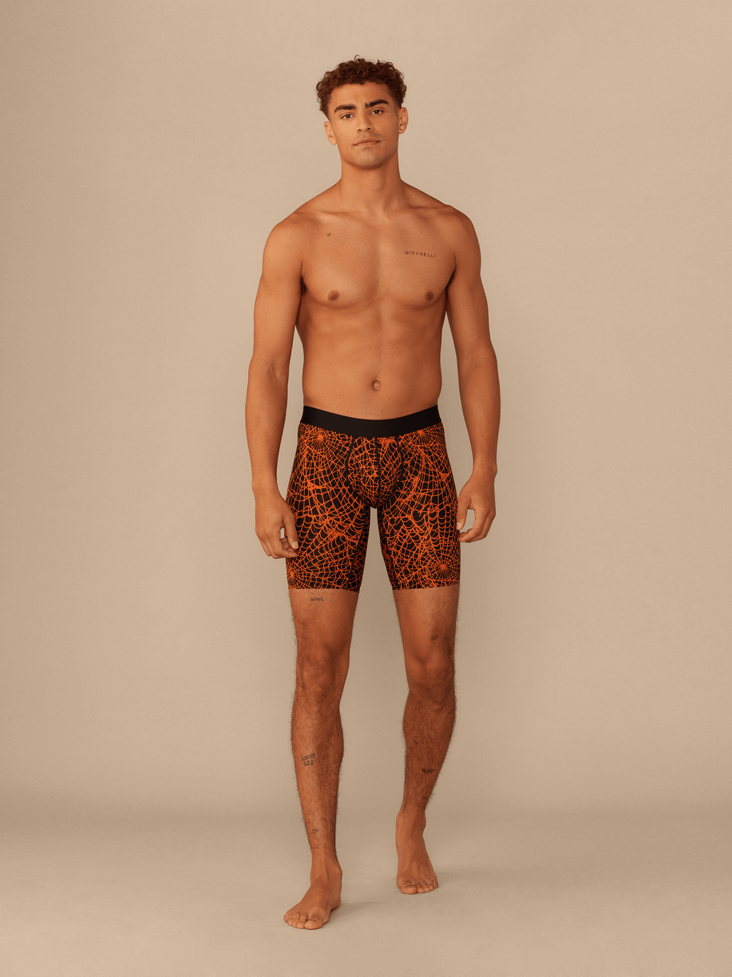 MoveMe Long Boxer Brief w/ Fly | Caught in a Web