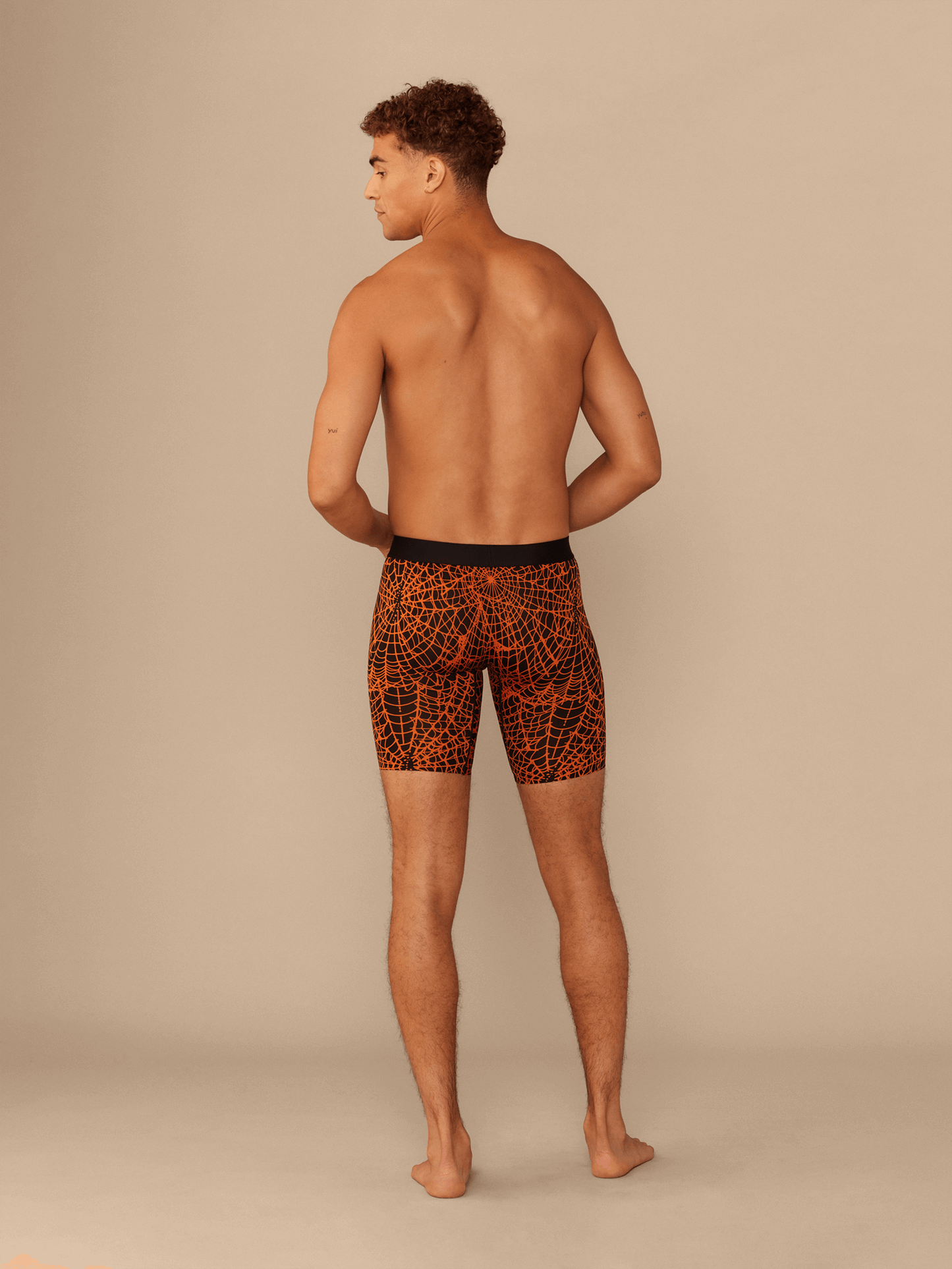 MoveMe Long Boxer Brief w/ Fly | Caught in a Web