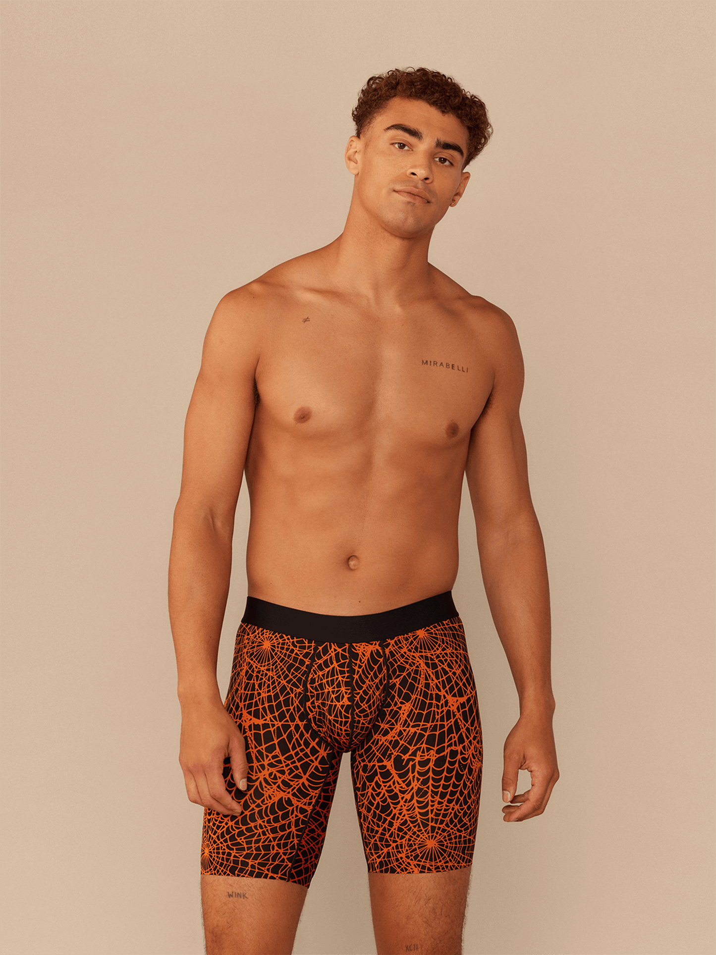 MoveMe Long Boxer Brief w/ Fly | Caught in a Web