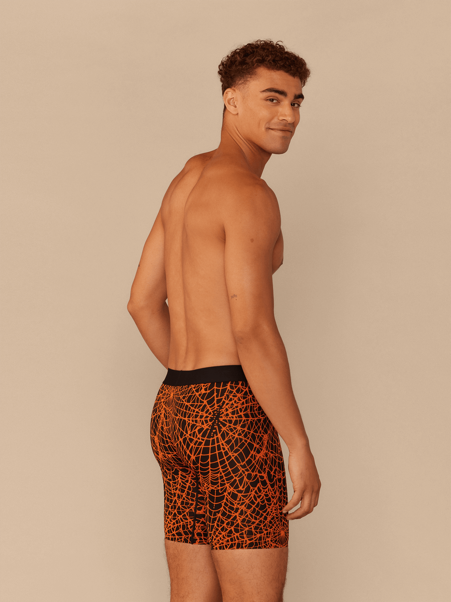 MoveMe Long Boxer Brief w/ Fly | Caught in a Web