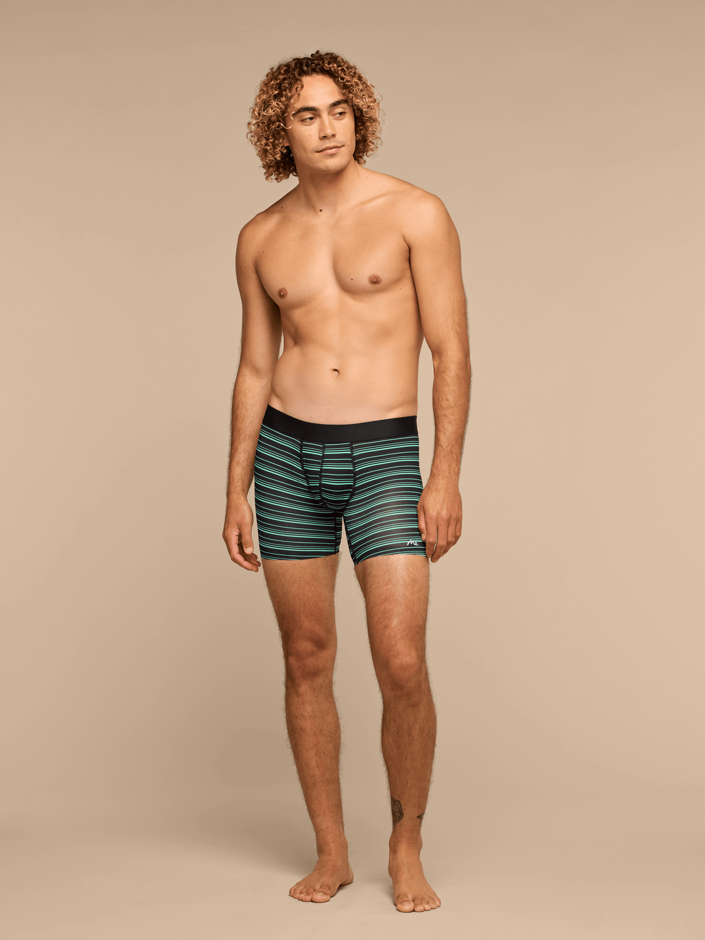 Breathe Boxer Brief w/ Fly | Alien Stripes