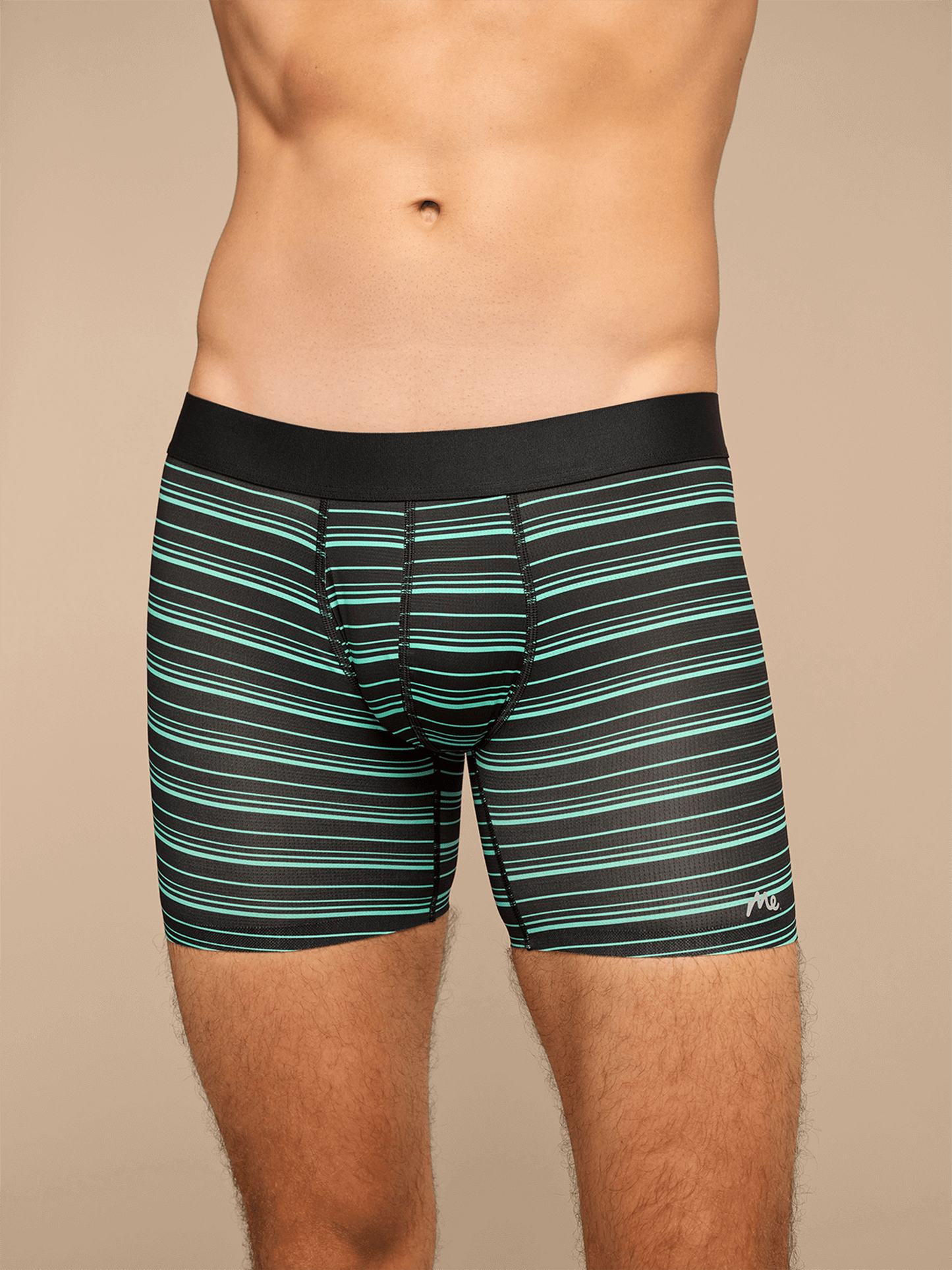 Breathe Boxer Brief w/ Fly | Alien Stripes
