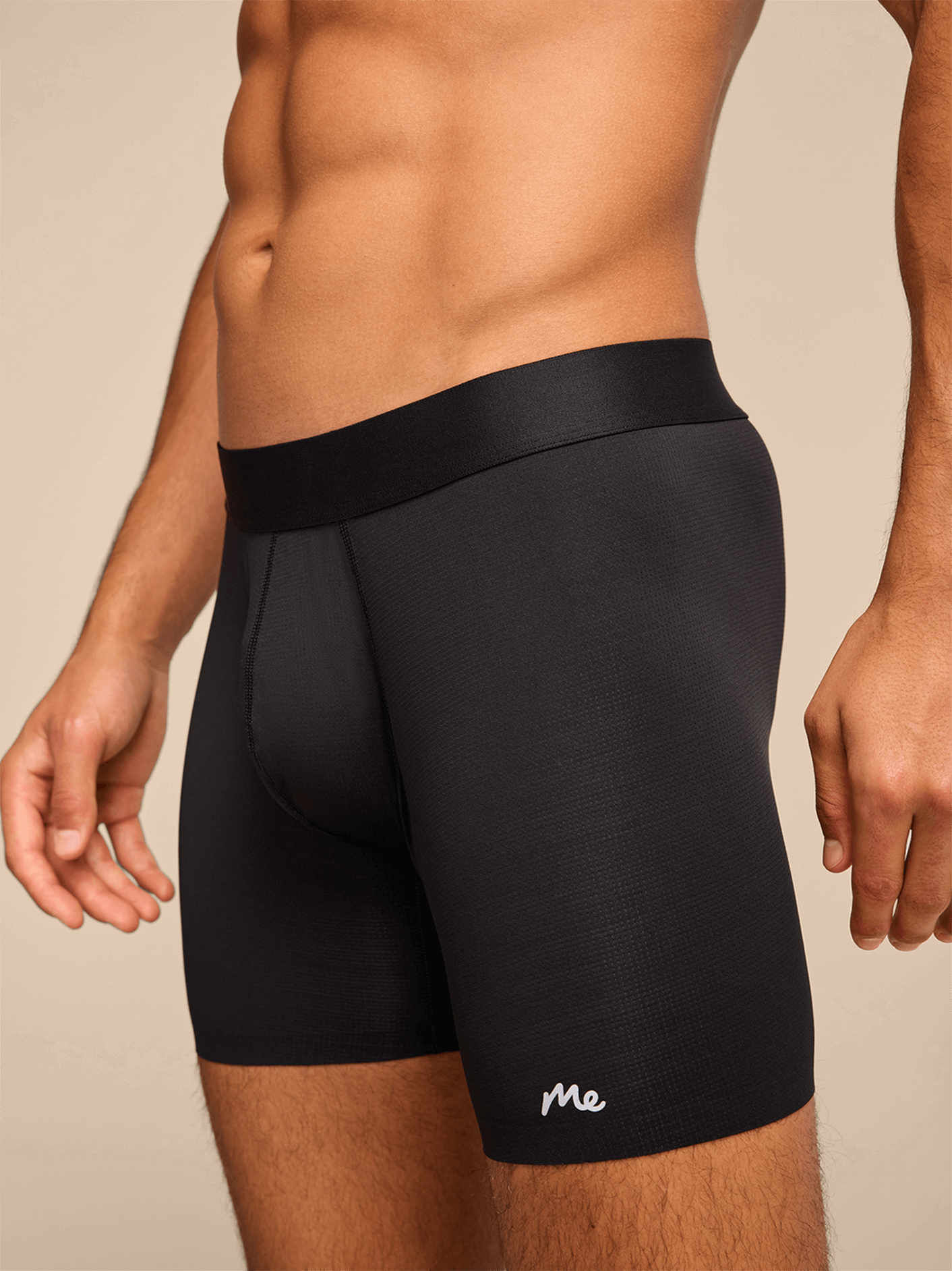 Breathe Boxer Brief w/ Fly | Black