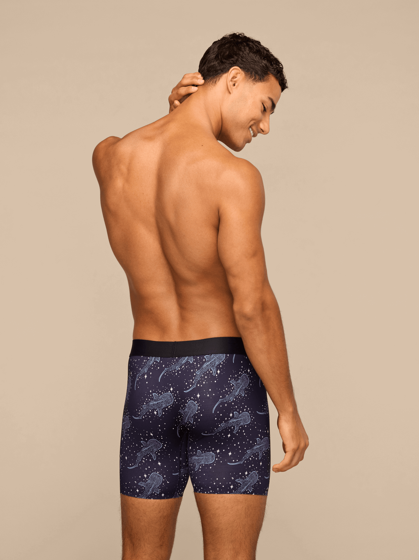 Breathe Boxer Brief w/ Fly | Starry Sharks