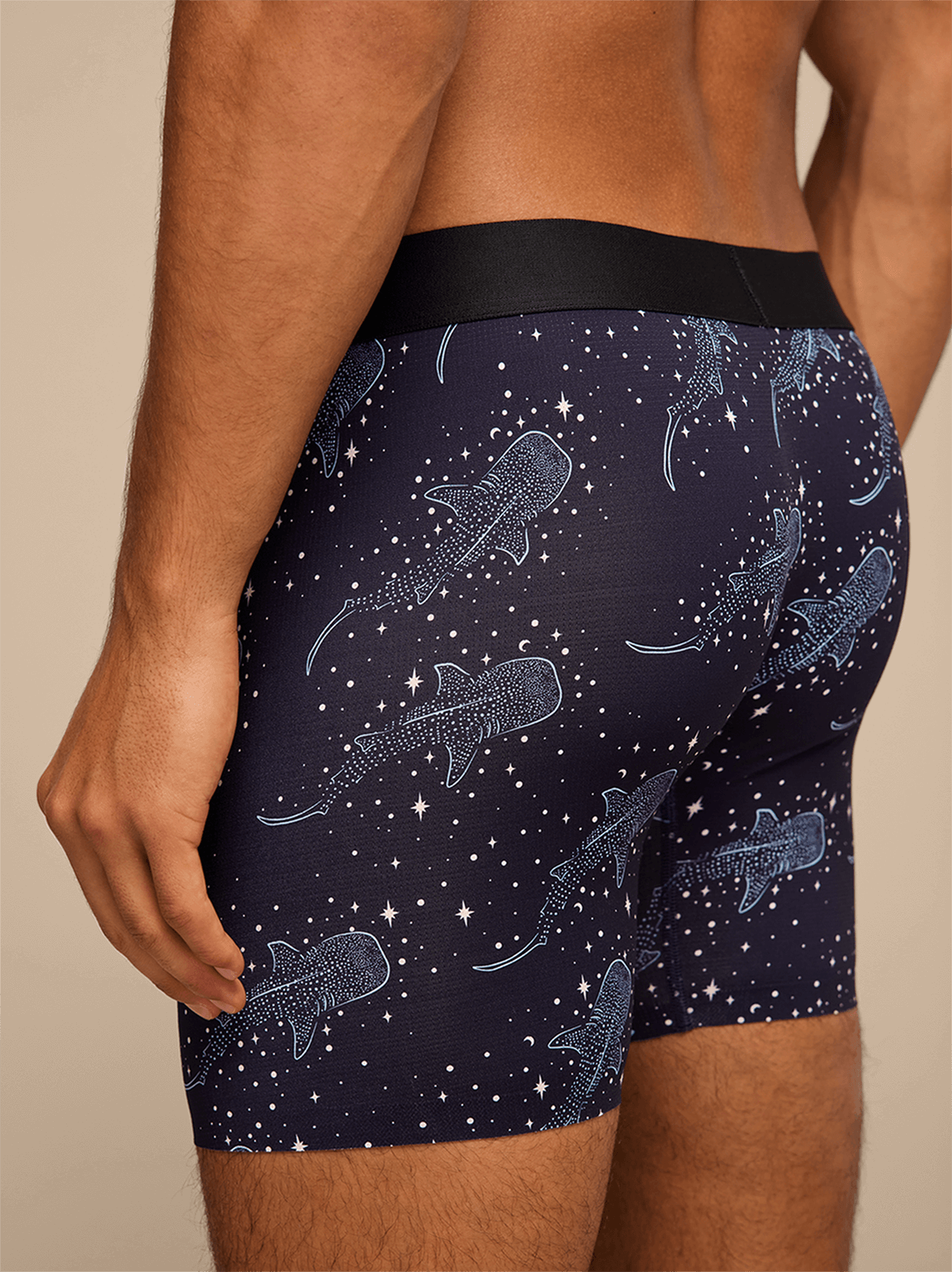 Breathe Boxer Brief w/ Fly | Starry Sharks