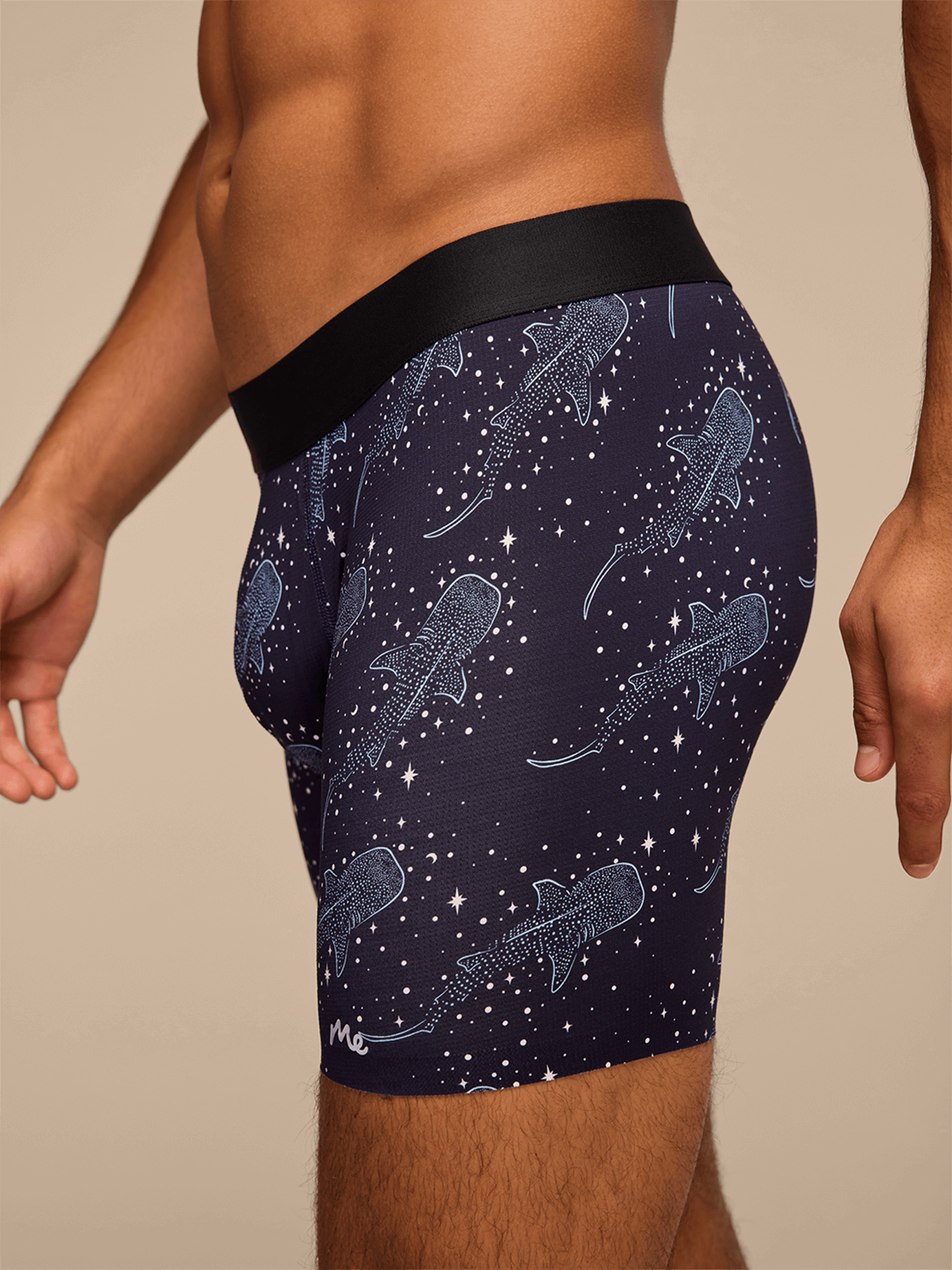Breathe Boxer Brief w/ Fly | Starry Sharks