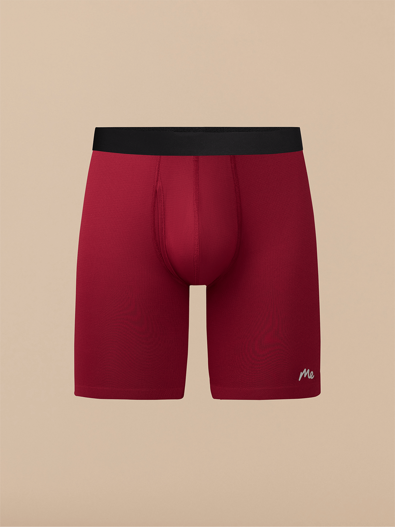 Breathe Long Boxer Brief w/ Fly | Cabernet