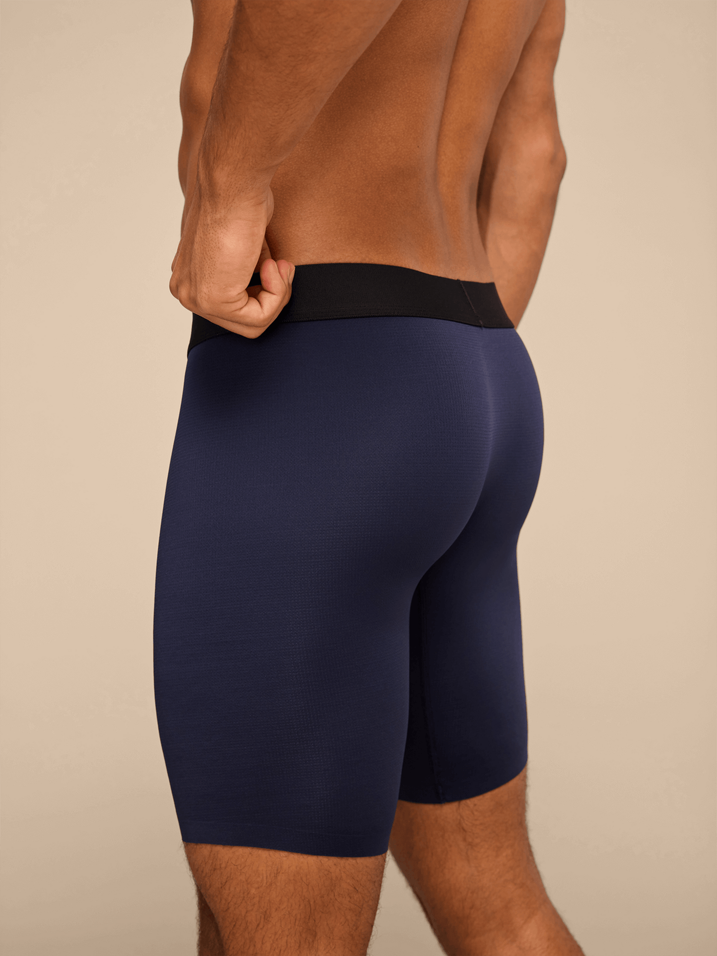 Breathe Long Boxer Brief w/ Fly | Dark Sapphire