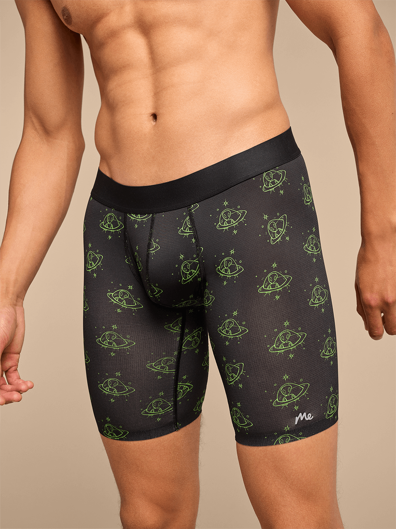 Breathe Long Boxer Brief w/ Fly 3-Pack | Cosmic Jellies Pack