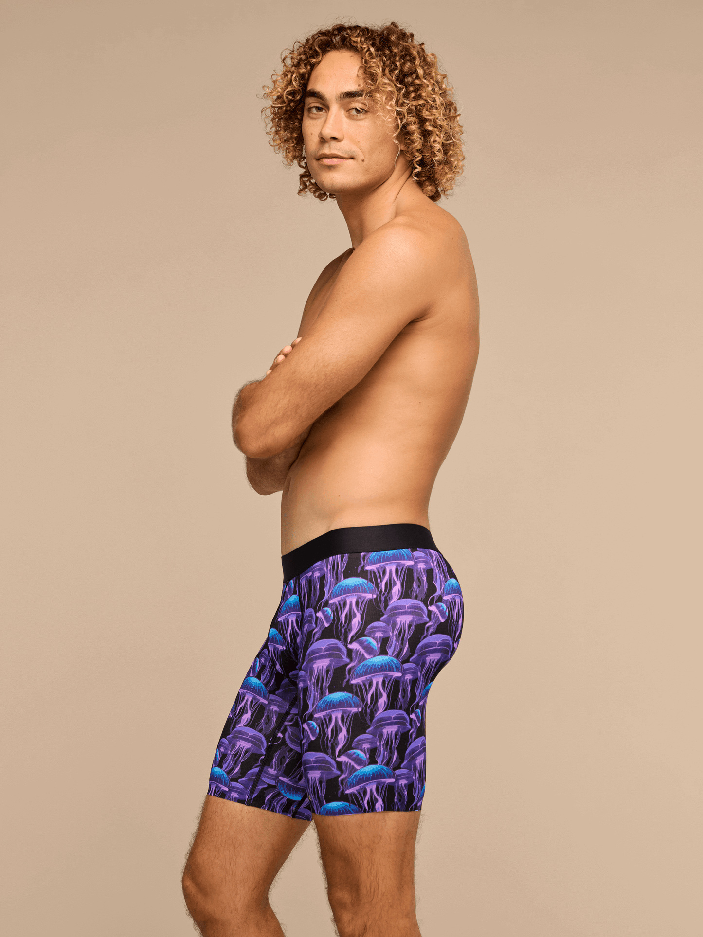 Breathe Long Boxer Brief w/ Fly | Wild Jellies