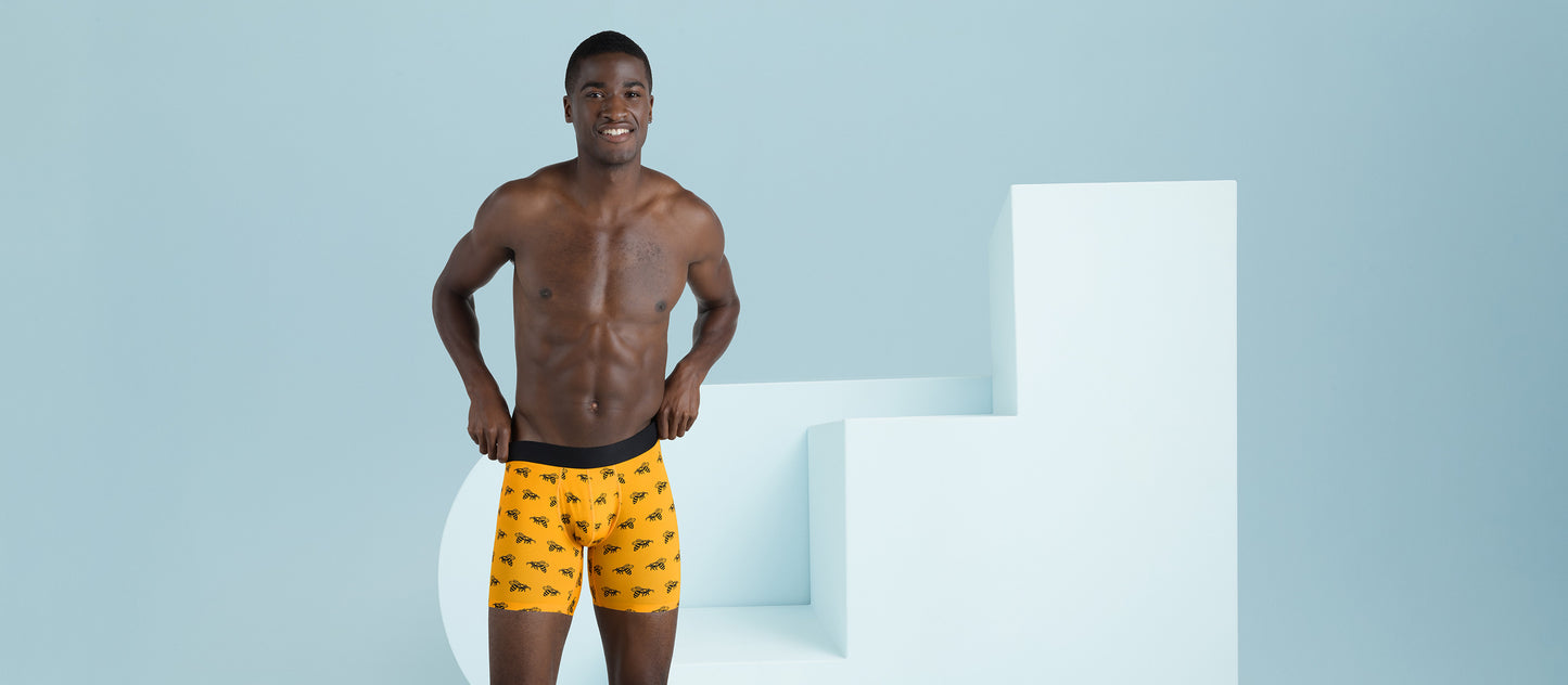 MoveMe Boxer Brief w/ Fly | Bumblebees