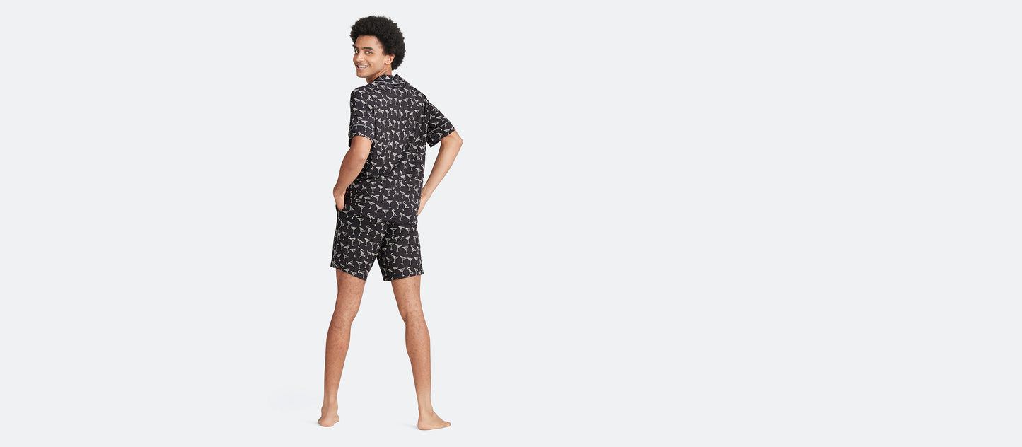 UltraModal™ Short Sleeve PJ Set - Men's | Cosmic Cocktails