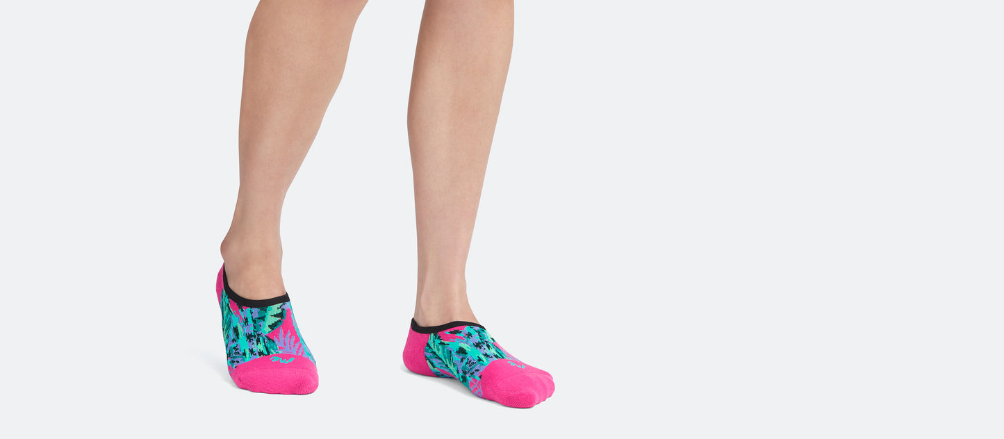 Heritage No Show Sock | Miami Nights
