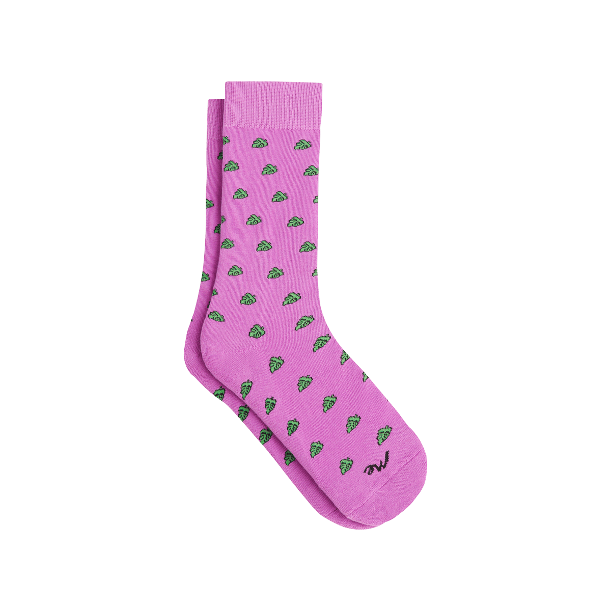 Heritage Crew Sock | Monstera Leaf