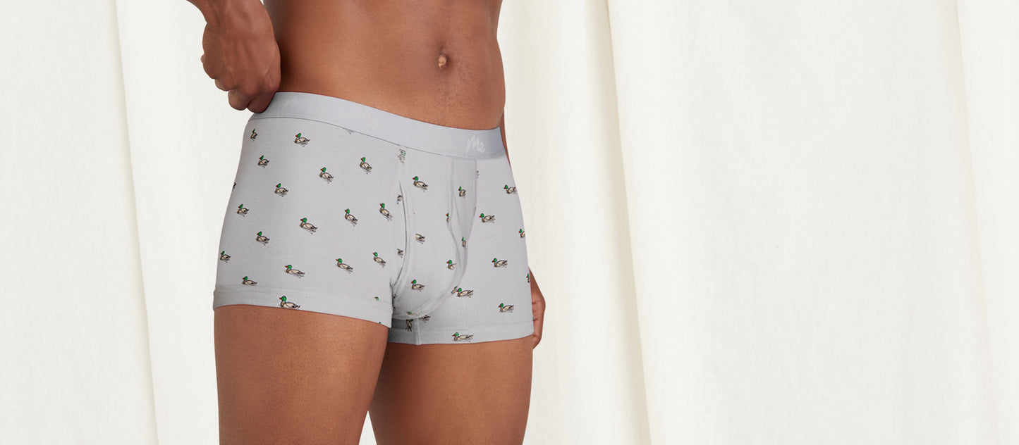 Stretch Cotton Trunk w/ Fly | Ducks