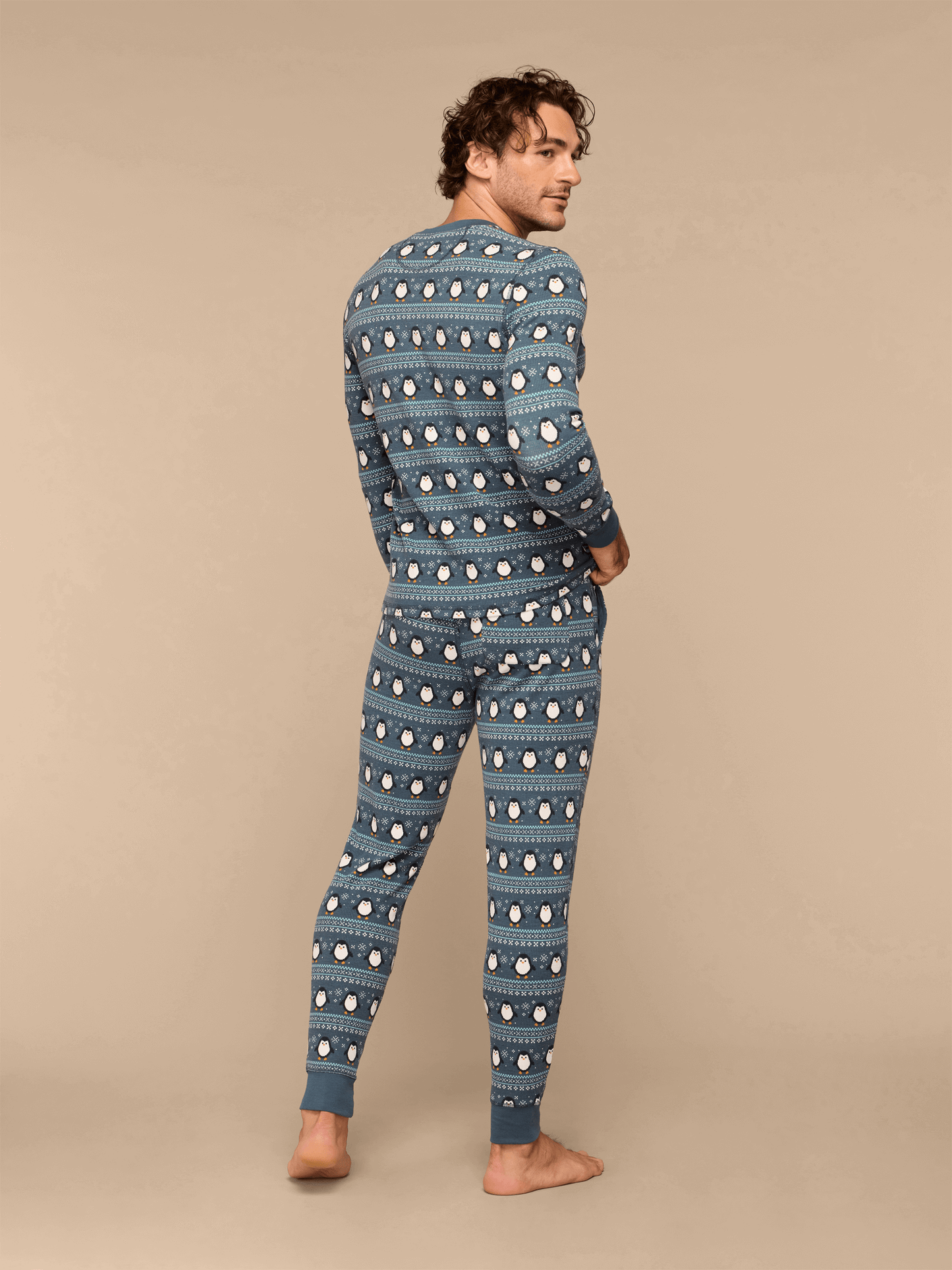 Men's Waffle PJ Set | Penguin Sweater