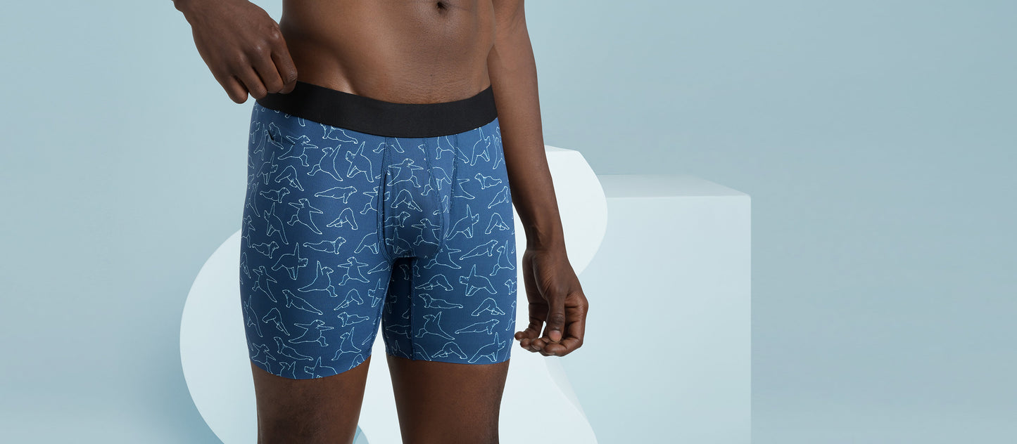 MoveMe Boxer Brief w/ Fly | Yoga Bear
