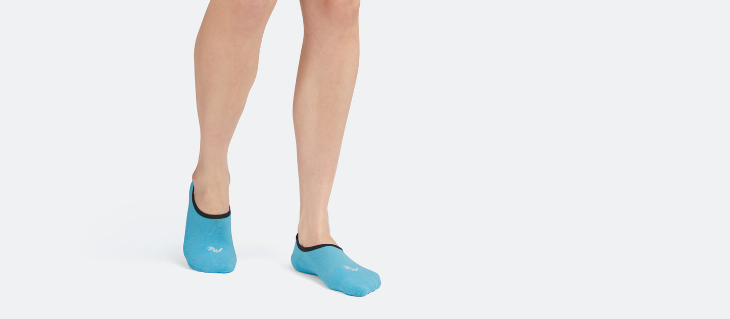 Heritage No Show Sock | Opal Blue