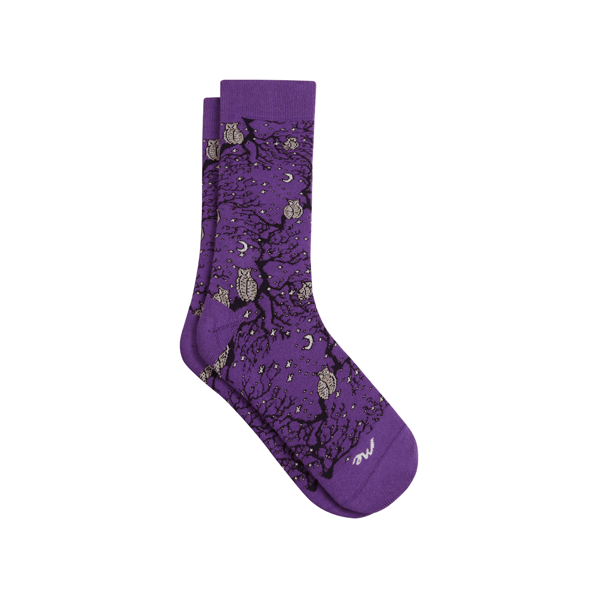 Heritage Crew Sock | Owl Night Long