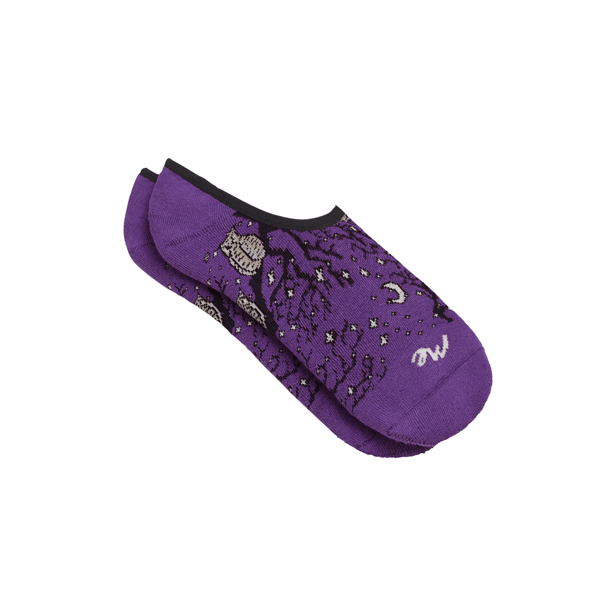Heritage No Show Sock | Owl Night Long