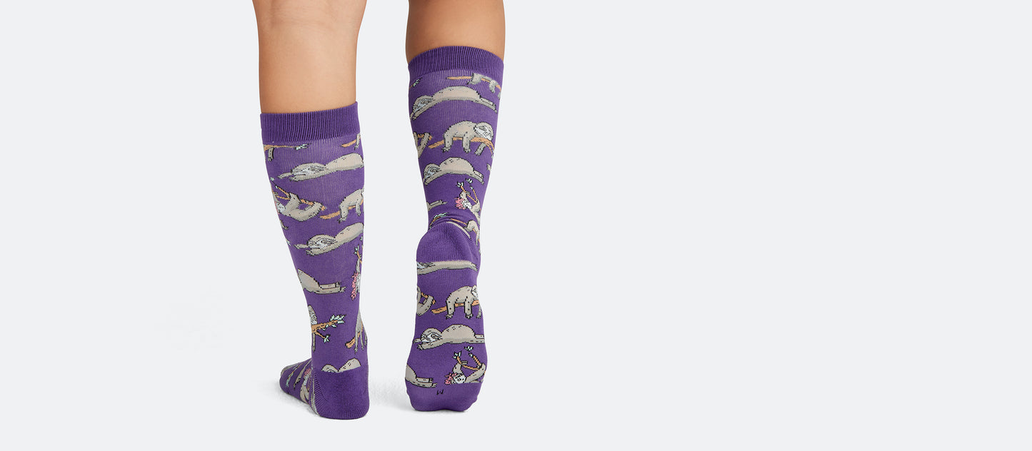 Heritage Crew Sock | Peace, Love, & Sloth
