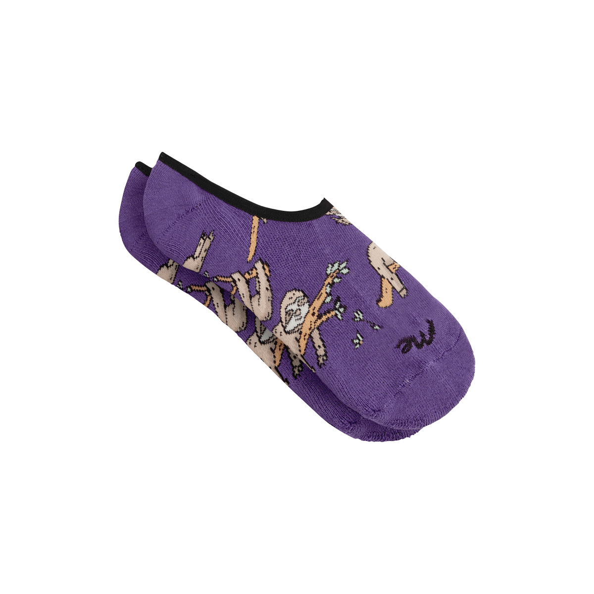 Heritage No Show Sock | Peace, Love, & Sloth