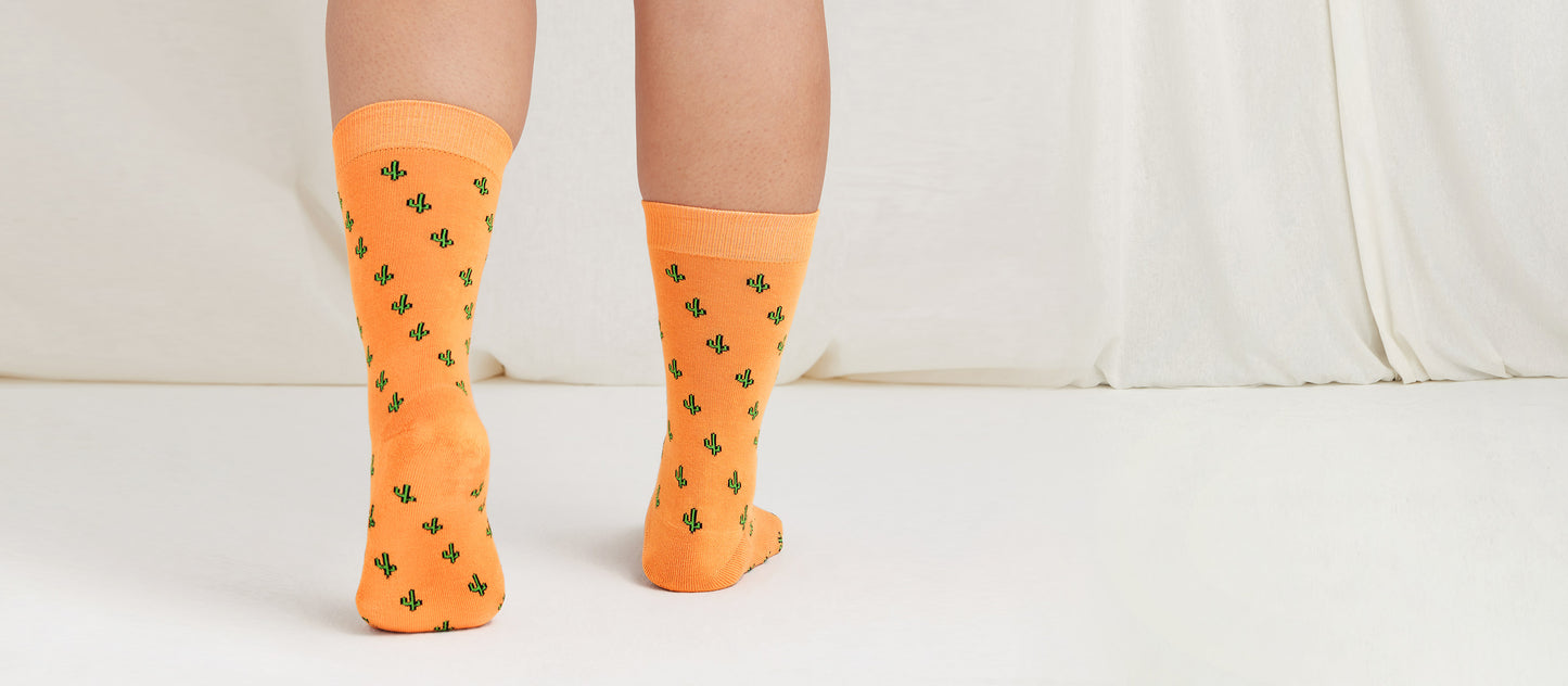 Heritage Crew Sock | Saguaro Blossom