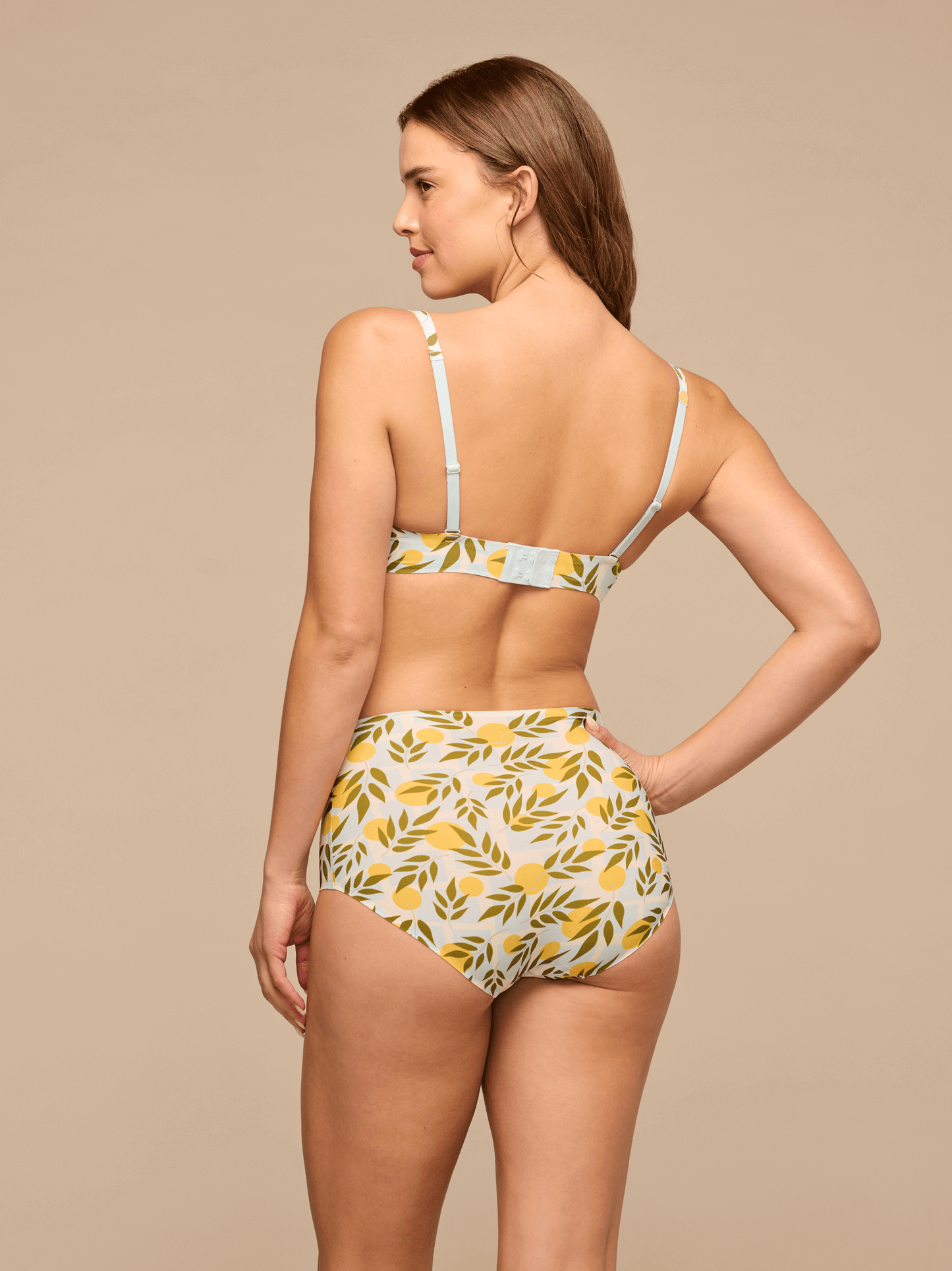 DreamSeam Plunge Bralette | Summer Oranges