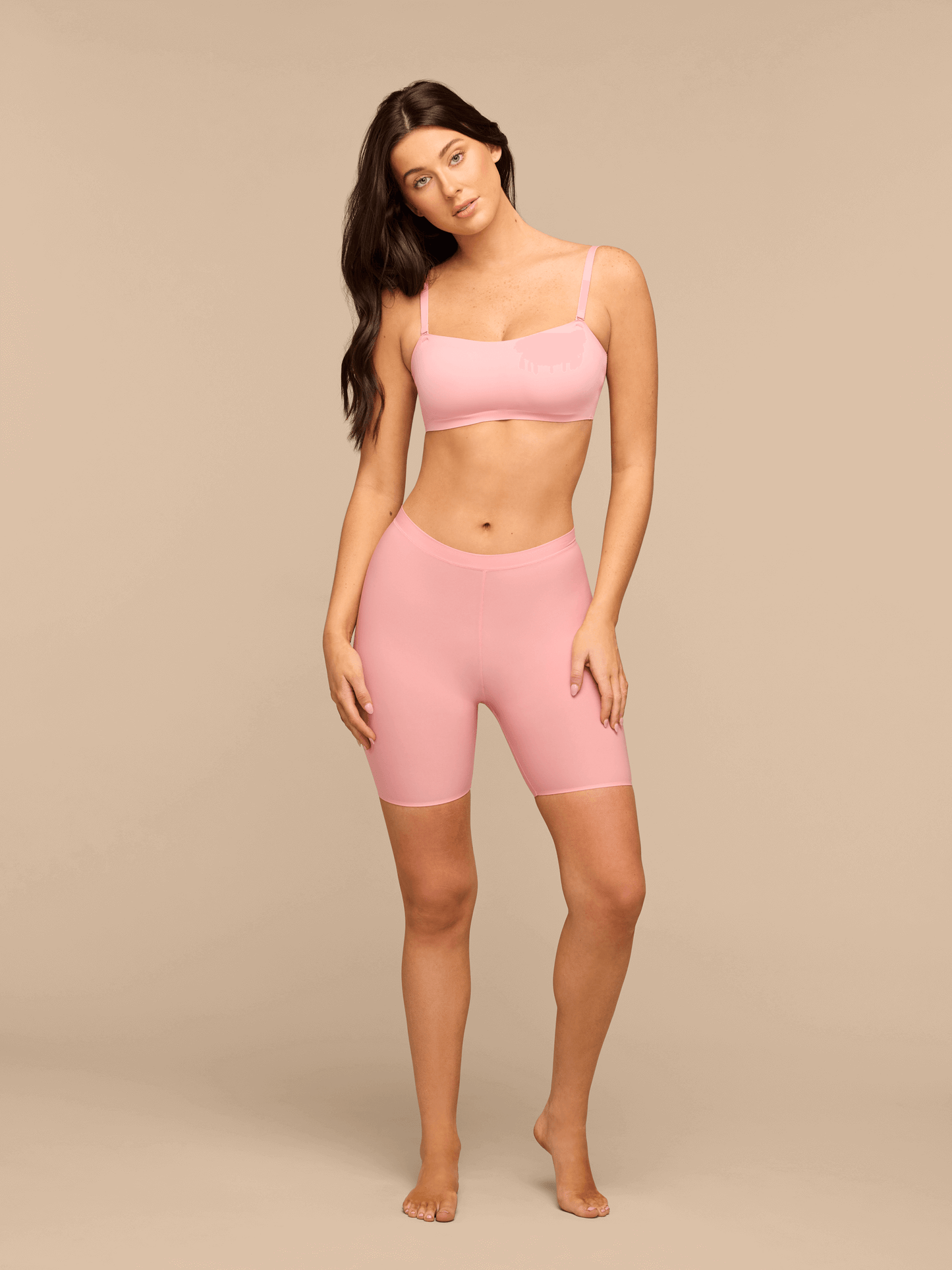 DreamSeam Long Boyshort | Rose