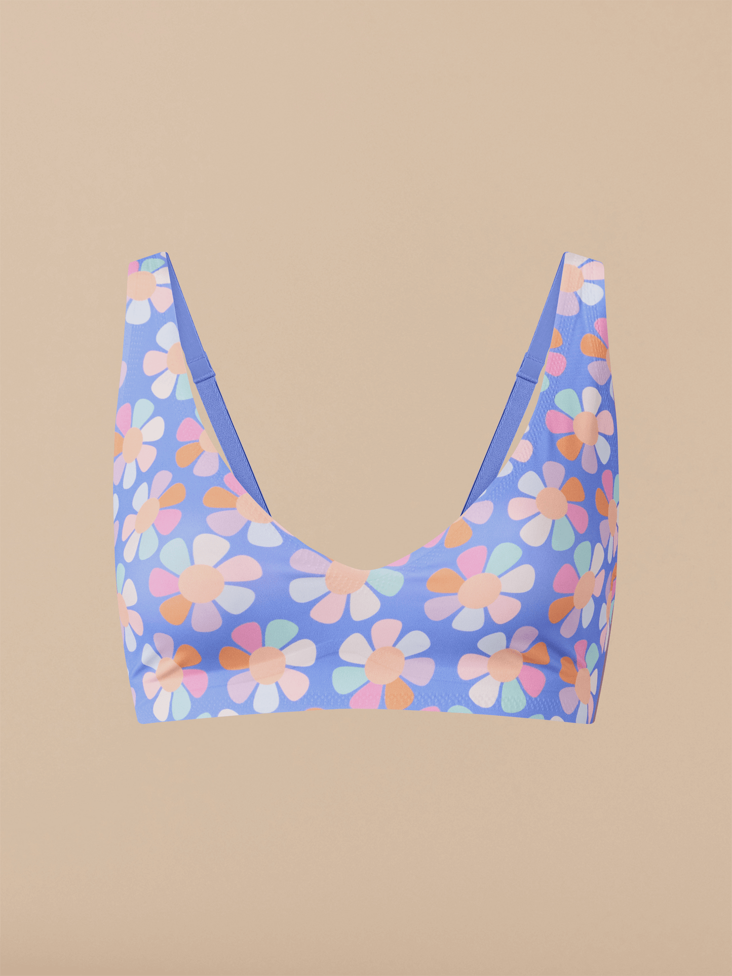 DreamSeam Plunge Bralette | Groovy Floral