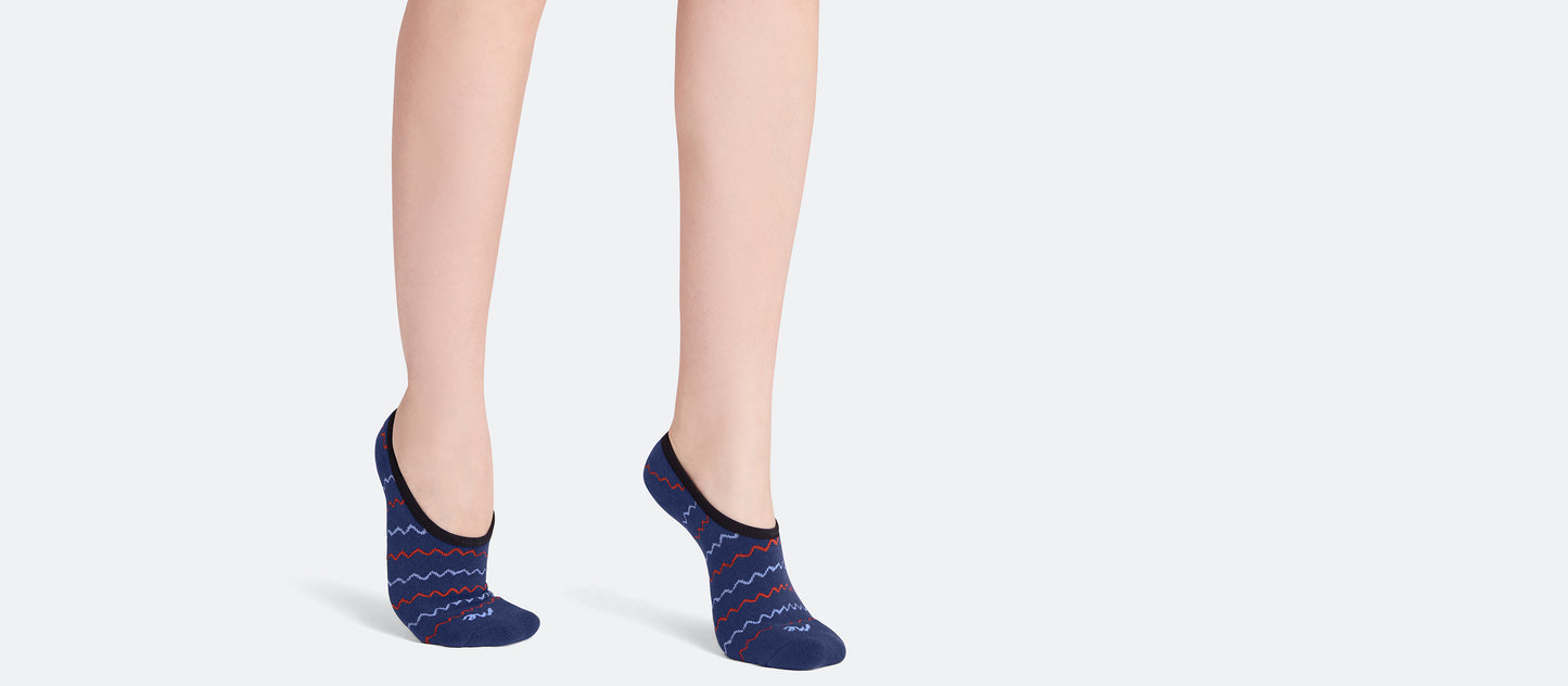 Heritage No Show Sock | Squiggle