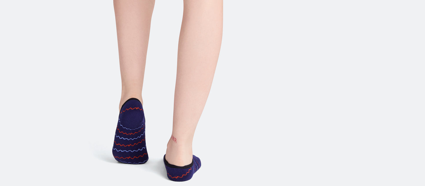 Heritage No Show Sock | Squiggle