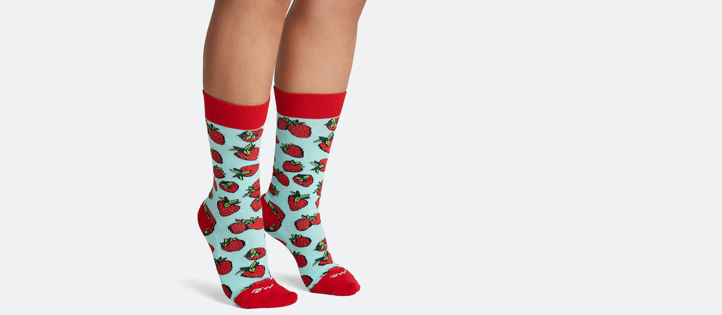Heritage Crew Sock | Strawberries